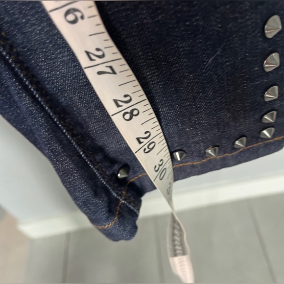 Zadig & Voltaire Eva Vent Straight Jeans with Studded Hem Size 30 NWOT - Picture 11 of 11